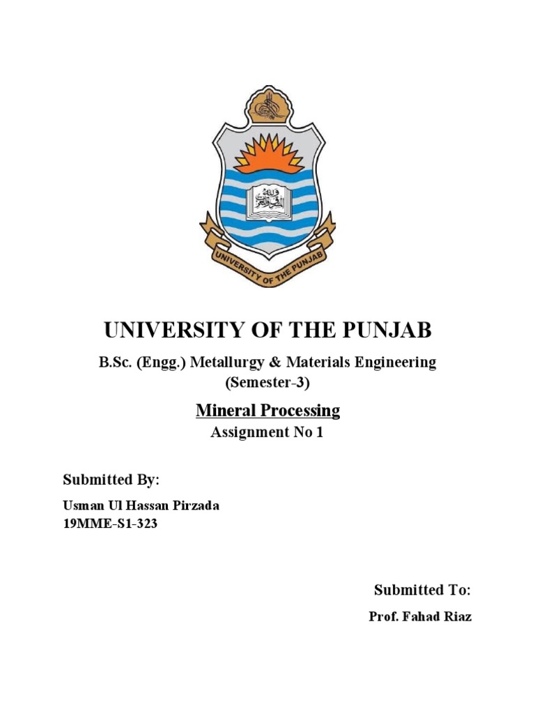 Techniques for Concentrating Ores A Comparison of Hydraulic Washing