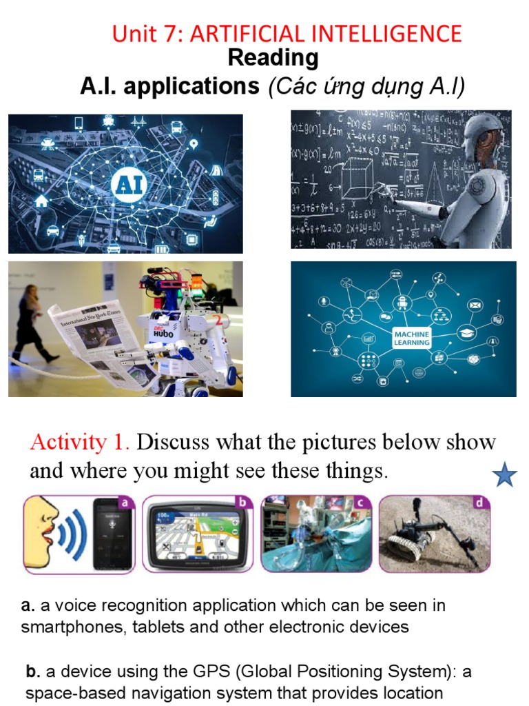 Unit 7 Artificial Intelligence Lesson 3 Reading | PDF