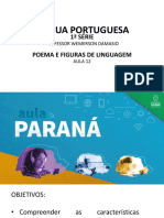 Língua Portuguesa 1ºano Slides Aula 12