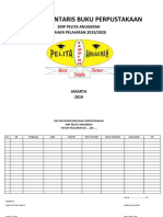 Daftar Inventaris Buku Perpustakaan 2019-2020