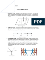 Statics of Rigid Bodies