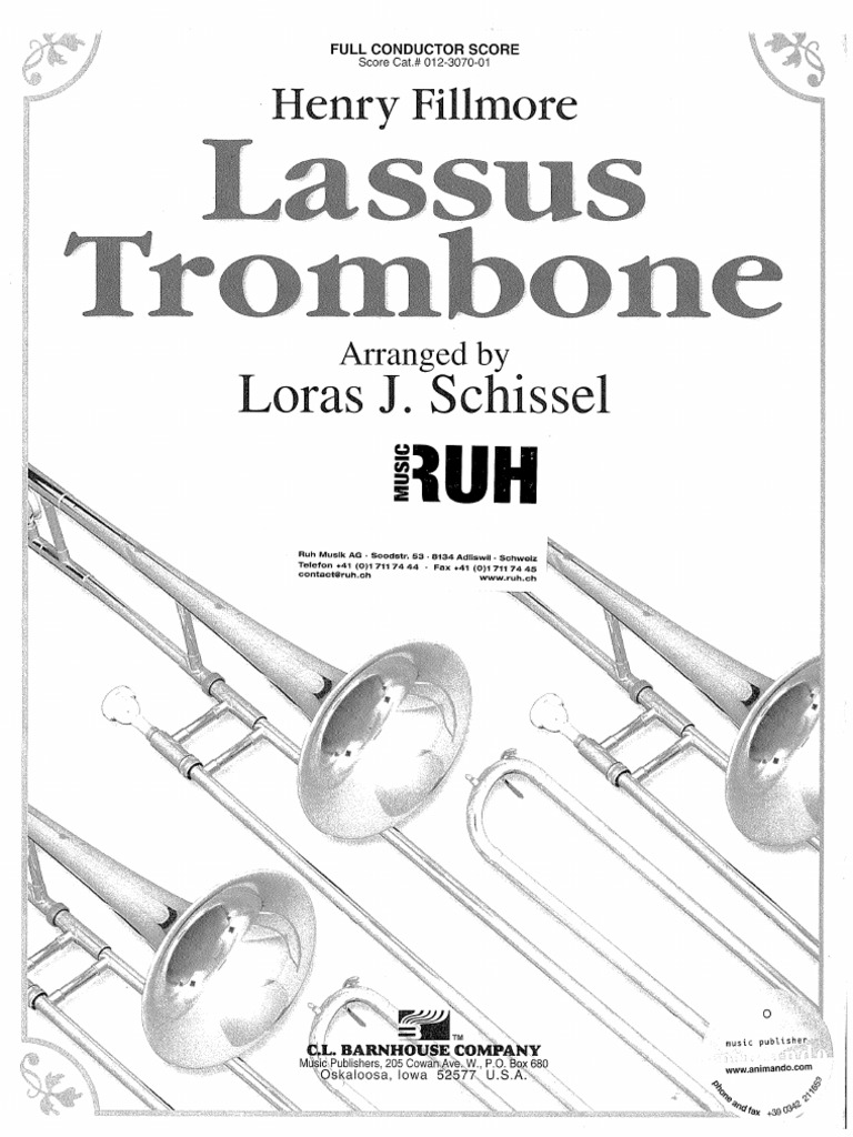 Lassus Trombone Partitura PDF