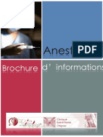 Anesthesie Brochure D Informations