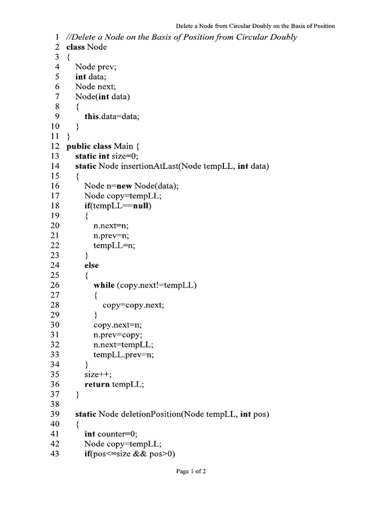delete-a-node-from-circular-doubly-linked-list-on-the-basis-of-position