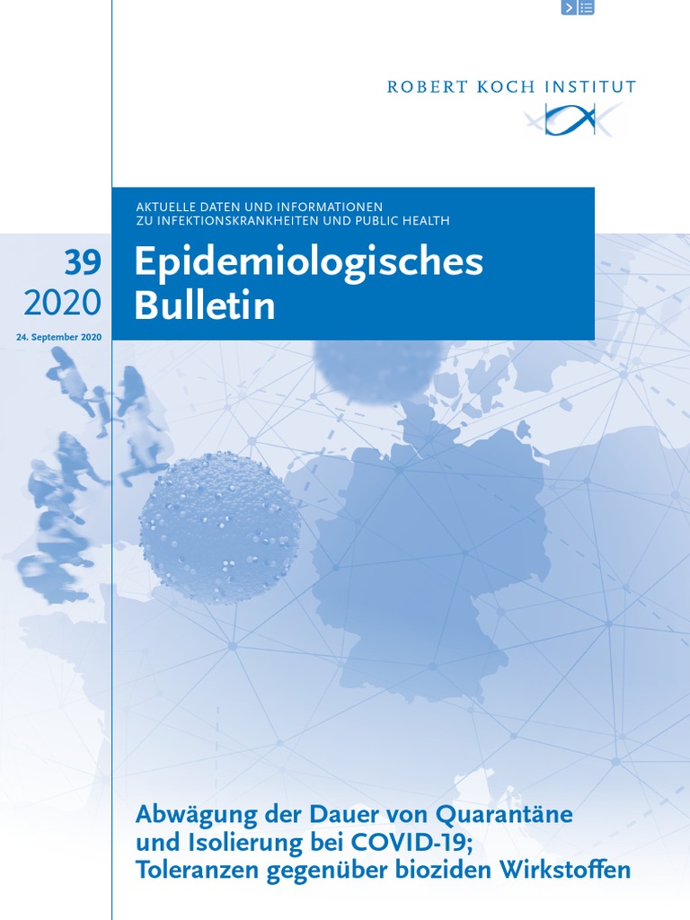 Epidemiologisches Bulletin PDF