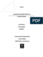 Guiones Locucion Radio La Pistola Sabina Berman