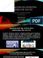 Legislación en Atención Primaria de Salud. GRUPO 3