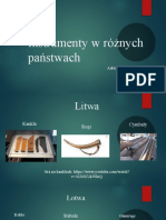 Instrumenty W Różnych Państwach