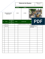 Historial de Equipo: Código Placa