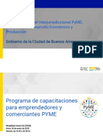 Programa de Capacitación A Distancia Pyme GCBA Febrero 2023