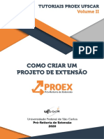 Tutorial Proex Volume2 Como Criar Um Projeto de Extensao