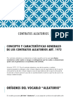Contratos aleatorios: concepto, características y ejemplos