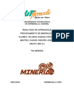 Concepto de Preparacion Mecanica de Minerales