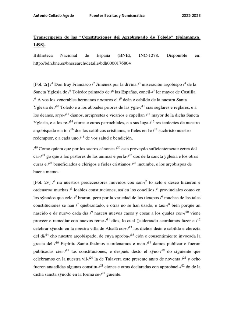 Ejemplo Ejercicio Transcripción | PDF | Lingüística
