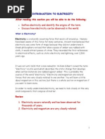 Download Introduction to Electricity by hazreen othman SN6230317 doc pdf