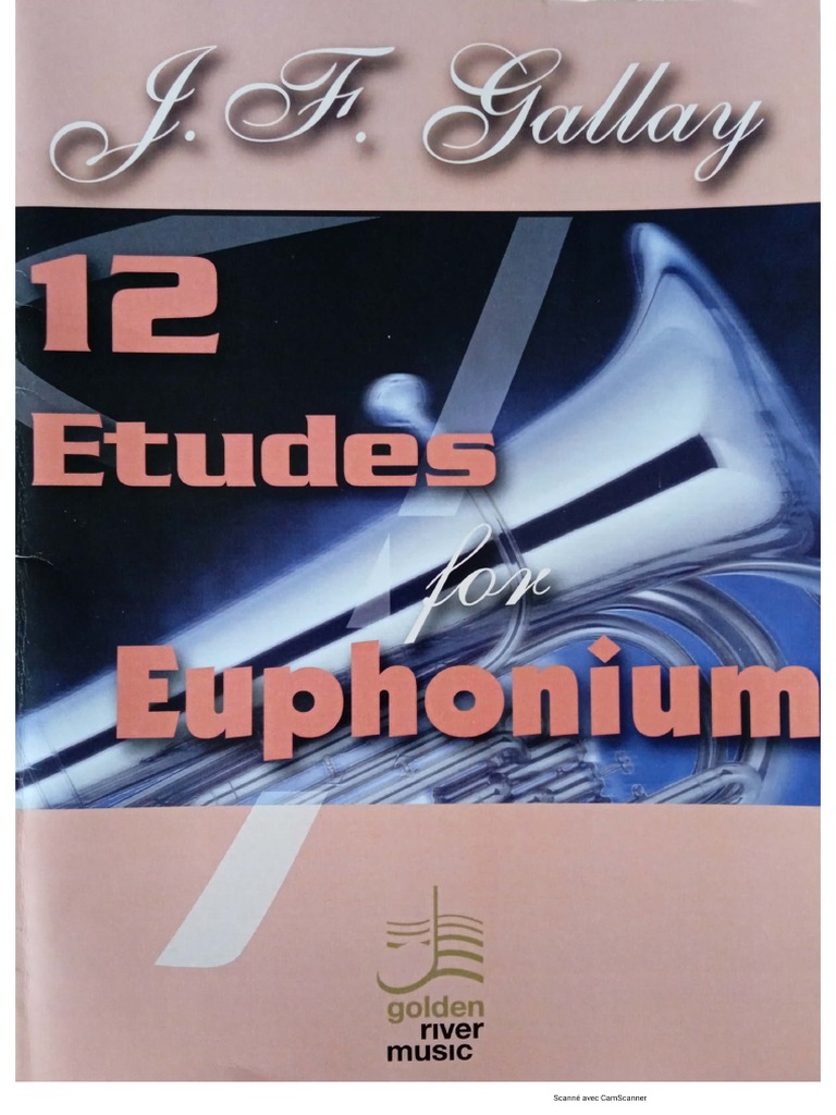 12 Études Euphonium Gallay PDF