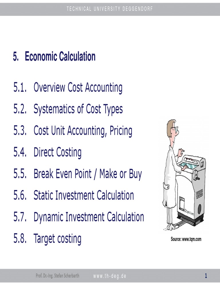 05a AMP Basics Cost Accounting Pricing PDF Cost Cost Of Goods Sold