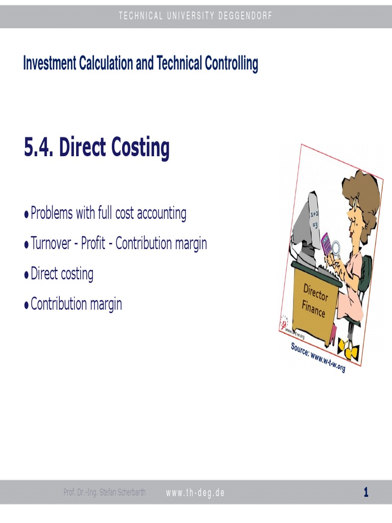 05b AMP Direct Costing Break Even Point | PDF | Financial Accounting ...