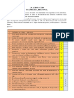 Una Mirada Personal - Cuestionario Autoestima