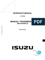 Isuzu Manual Transmission MUA Models