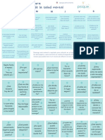 Calendario de Salud Mental