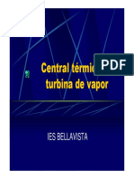 Central térmica vapor turbina