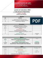 Proposta Calendario XV