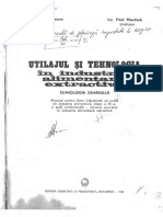 XII Murgeanu a - Utilajul Si Tehn in IA Extractiva - Tehn Zaharului 1981