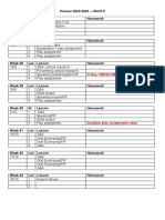 2022 2023 - Weekplanner HAVO 5