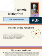 Modelul Rutherford.