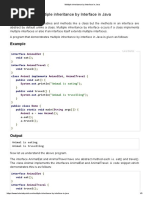 6 B (Ii) Multiple Inheritance by Interface in Java