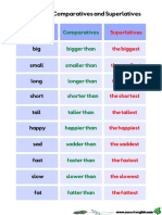 Adjectives Superlatives and Superlatives 1