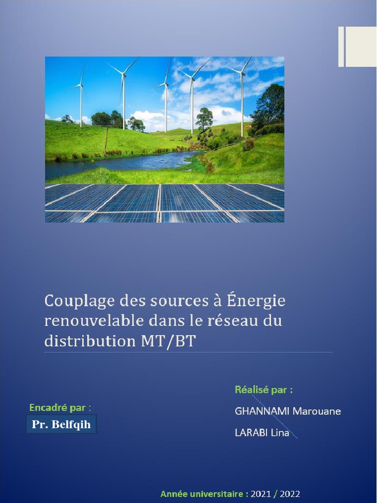 Couplage des Énergies Renouvelables | PDF | Énergie renouvelable ...