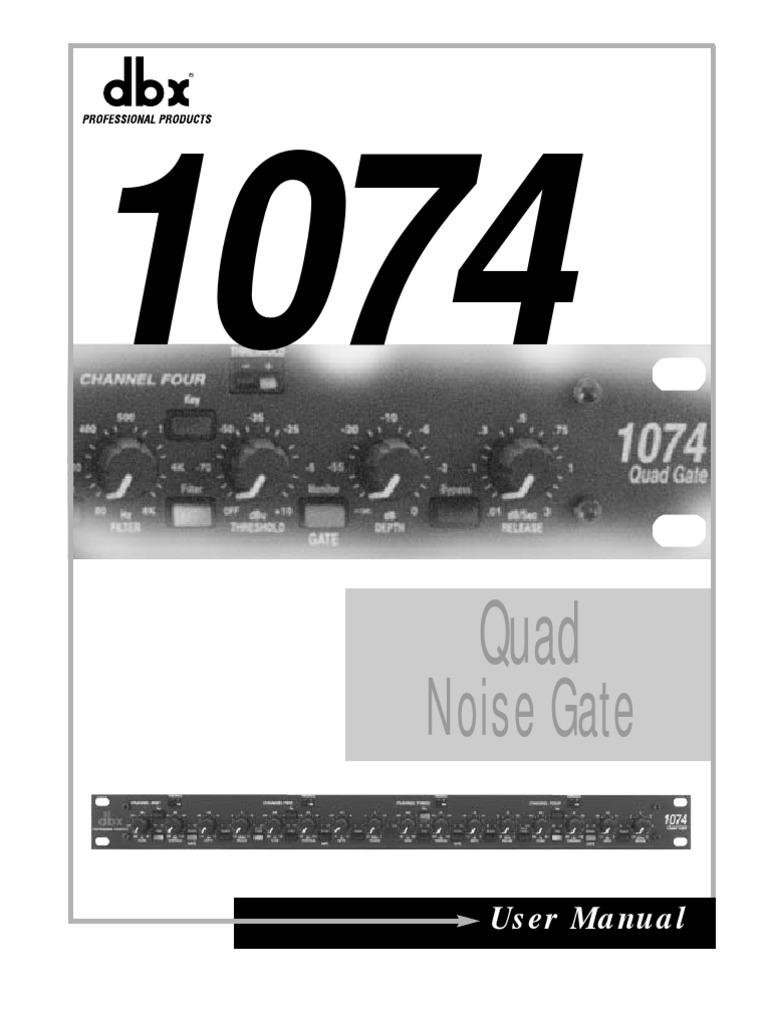 Noise Gate User Manual PDF Ac Power Plugs And Sockets Decibel