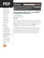 Linux High Availability Guides - Build A Highly Available HTTP Load Balancer On Ubuntu 10.04 LTS (Lucid) - Linode Library