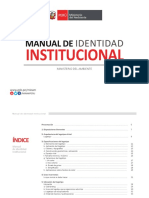Manual de identidad institucional del Ministerio del Ambiente