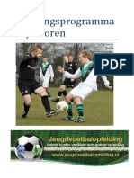 Trainingsprogramma B Junioren