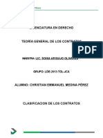 Clasificacion de Los Contratos