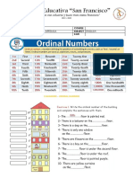 Lesson Ordinal Numbers 9b