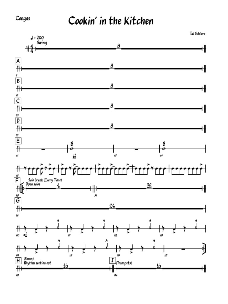 Cookin' in The KitchenCongas PDF