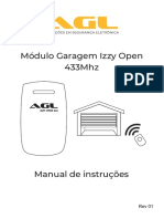 Módulo Garagem Izzy Open - 433Mhz. REV01