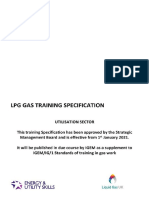 LPG Training Specification