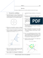 Geometría analítica I - Ejercicios de tarea 1
