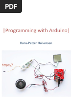 Programming With Arduino