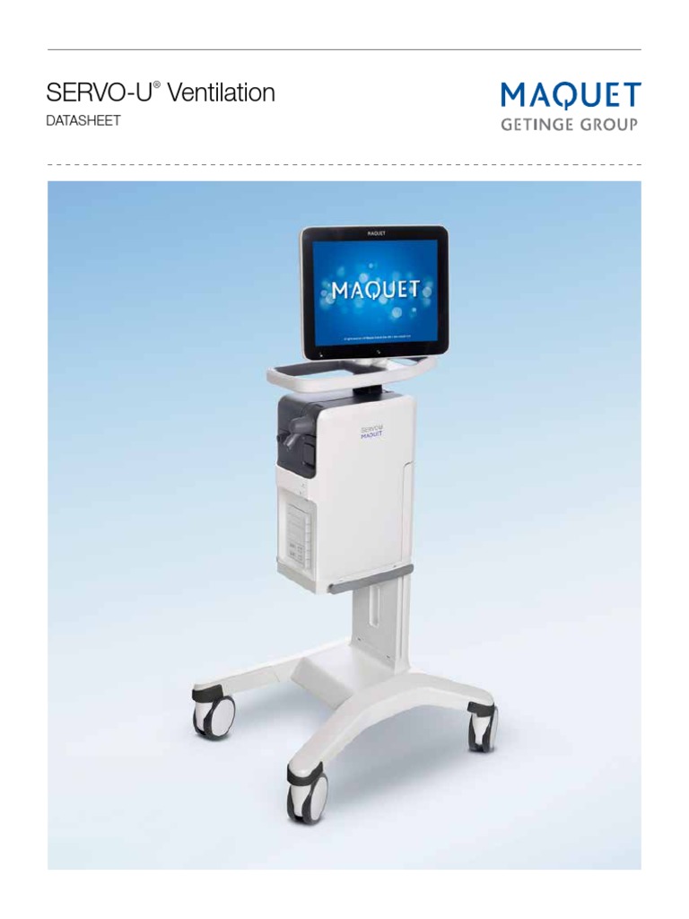Servo U Ventilation 1508852641 PDF Breathing Respiratory System