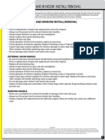 Door and Window Installation Instructions