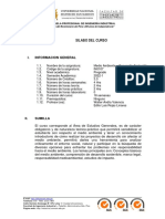 Silabo de Medio Ambiente y Desarrollo Sostenible 2022-1-E