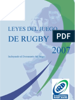 Reglamento Rugby 2007