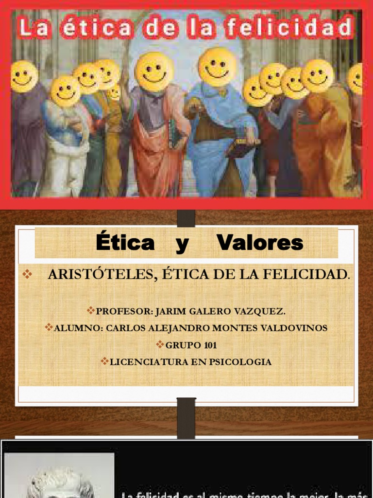 Aristoteles-Etica de La Felicidad-Carlos Montes Valdovinos | PDF ...