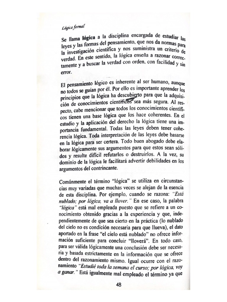 Lógica Formal | PDF